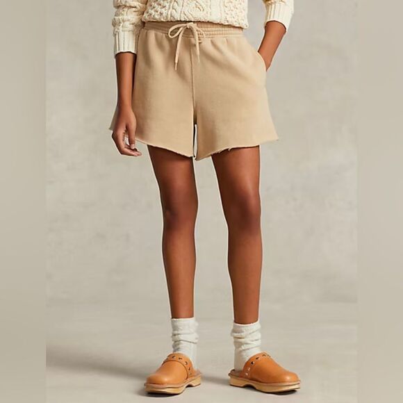 Polo Ralph Lauren NWT Fleece Drawstring Short in Sand Dune Size Large - Picture 2 of 7
